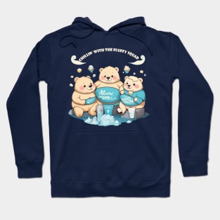 fat three bears Hoodie